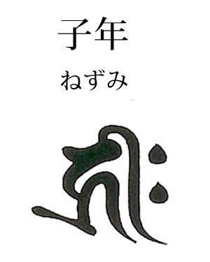 子年(ねずみ): 千手観音菩薩・梵字キリーク