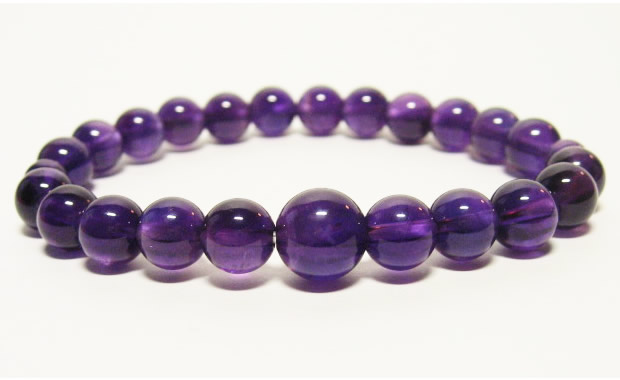 パワーストーンアメジストブレスレット10mm