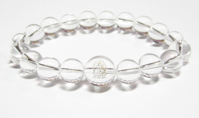 自分の干支守護神【勢至菩薩】午年の干支守護石 ・十二支守り本尊 数珠水晶ブレスレット・パワーストーンブレスレット