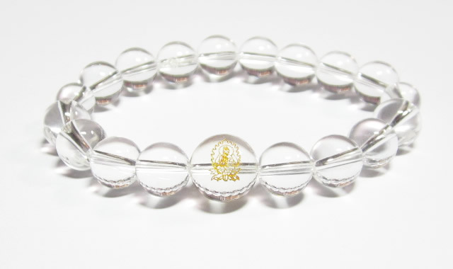 自分の干支守護神【大日如来】未年・申年の干支守護石 ・十二支守り本尊 数珠水晶ブレスレット・パワーストーンブレスレット