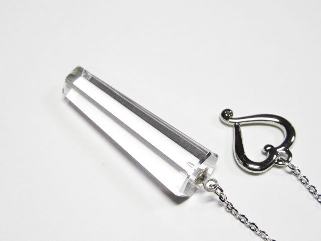 ダウジング用水晶ペンデュラム六角柱中 パワーストーン