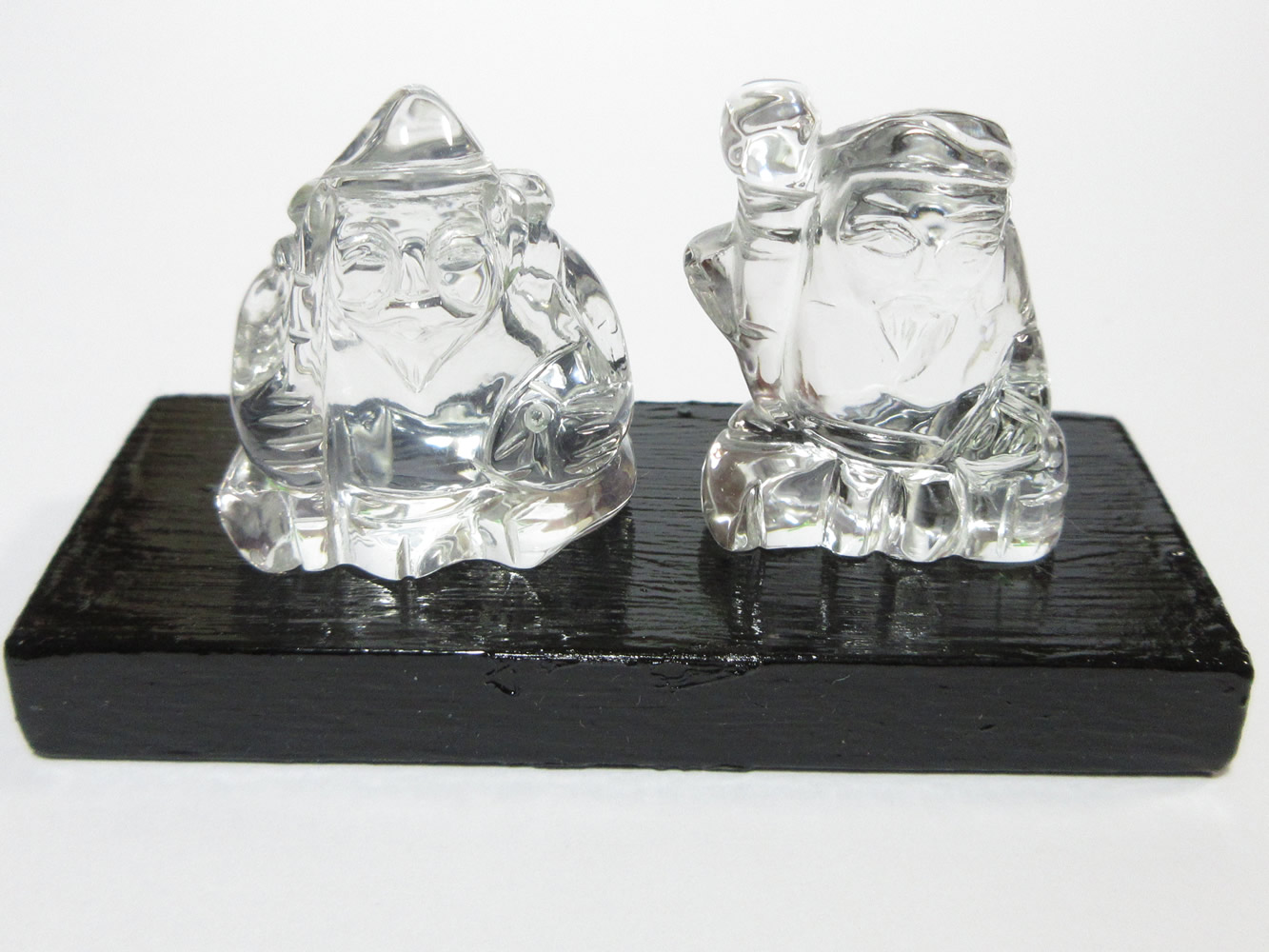 開運・金運を呼ぶ水晶の恵比寿様・大黒様