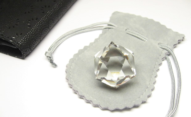 パワーストーンカット水晶の水晶20面カット・水晶カットボール