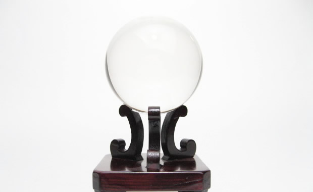 最高級 天然 水晶 丸玉1.8寸 　鑑別書・木製台座付を通販