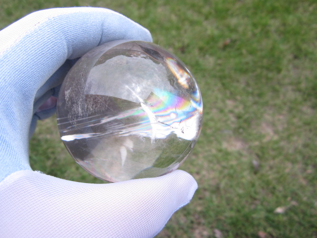 四方地鎮用魔除レインボー水晶玉