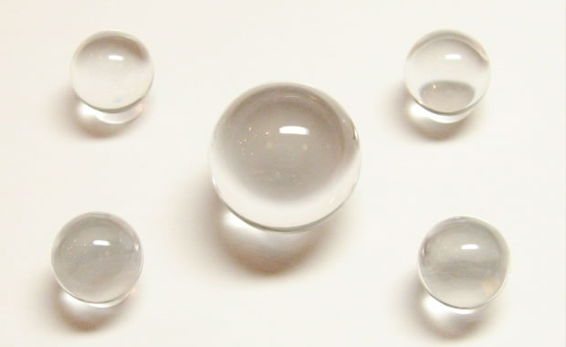 地鎮祭の準備に浄化済み四方地鎮 魔除け水晶玉20mmセット