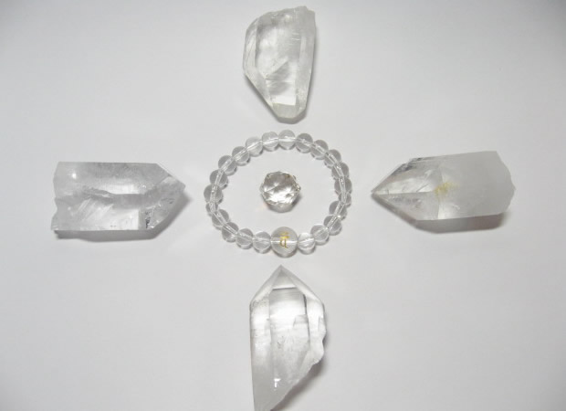 浄化用水晶ポイント原石