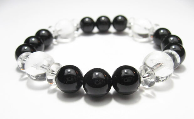 水晶四神獣オニキスブレスレット・パワーストーンブレスレット