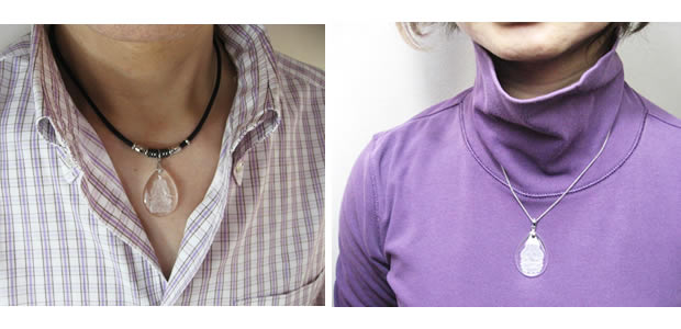 干支守護神・守護本尊八神水晶ネックレス