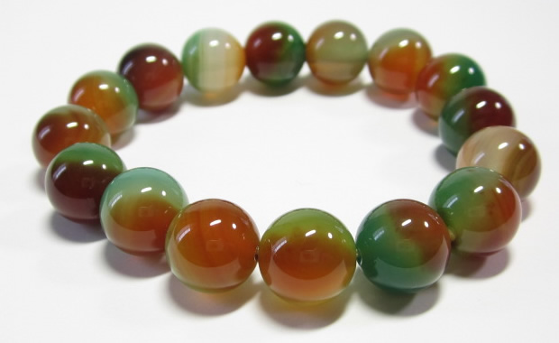 パワーストーンブレスレットのレインボーメノウブレスレット