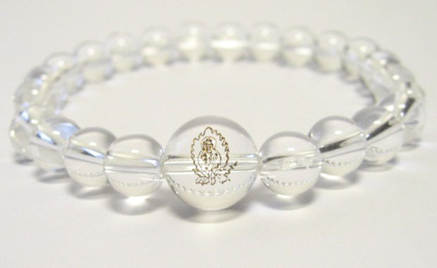 干支守護石【文殊菩薩 卯年】水晶パワーストーンブレスレット