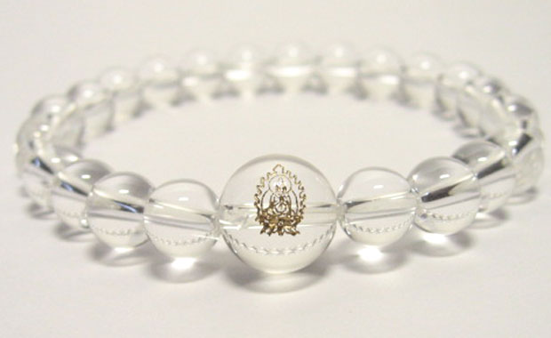 干支守護石【普賢菩薩 辰年・巳年】水晶パワーストーンブレスレット