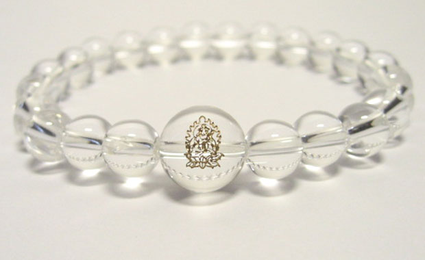 干支守護石【勢至菩薩 午年】水晶パワーストーンブレスレット