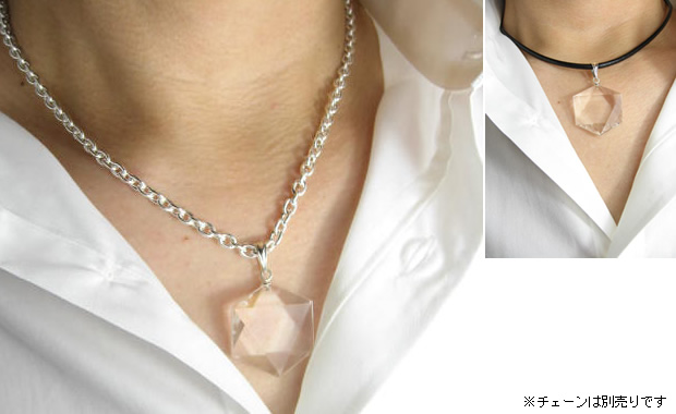 幸運を呼び込む水晶六芒星ペンダントトップシルバー パワーストーン