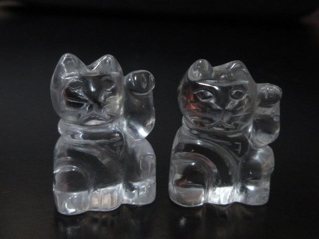 水晶招き猫