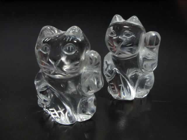 水晶招き猫