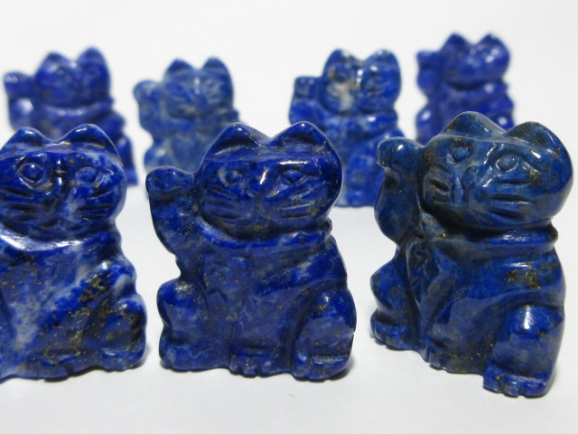 ラピスラズリ招き猫