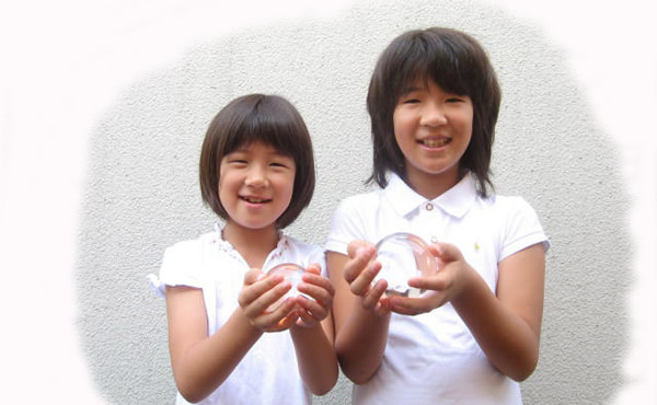 パワーストーン 水晶玉　水晶丸玉　拾ってくる