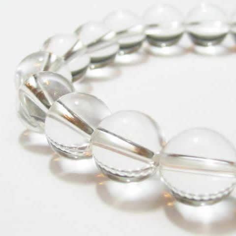 最高級天然 水晶10mmブレスレット 水晶ブレスレット・パワーストーンブレスレット