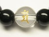 卯年生まれ梵字マンのお守りオニキスパワーストーンブレスレット