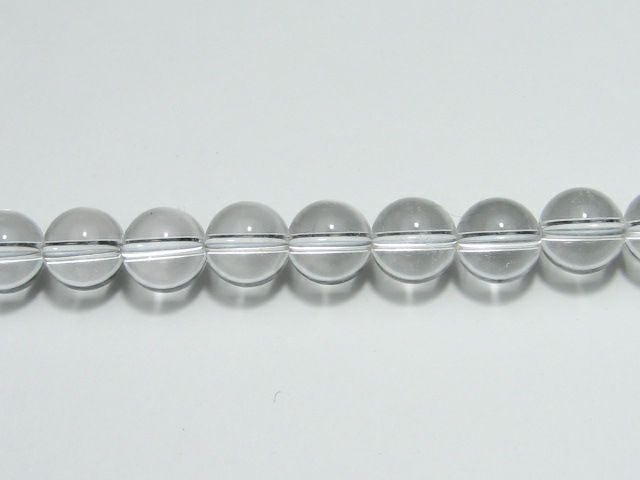 最高級 天然 水晶 8mm ネックレス　60cm