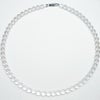 本物の水晶ネックレス8mm 長さ50cm・パワーストーンのお守り水晶ネックレス
