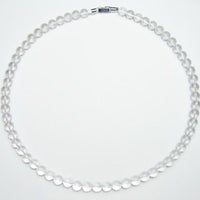 本物の水晶ネックレス8mm 長さ50cm・パワーストーンのお守り水晶ネックレス