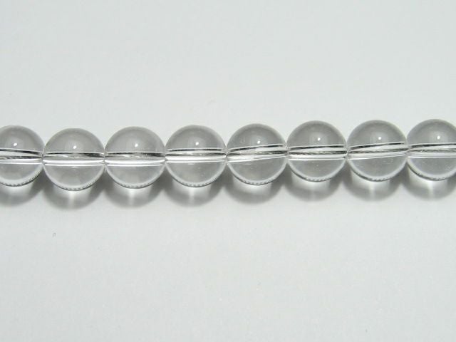 最高級 天然 水晶 8mm ネックレス　50cm