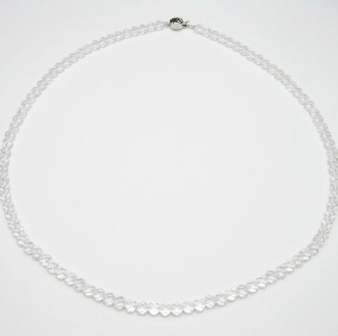 水晶ネックレスカット パワーストーンネックレス