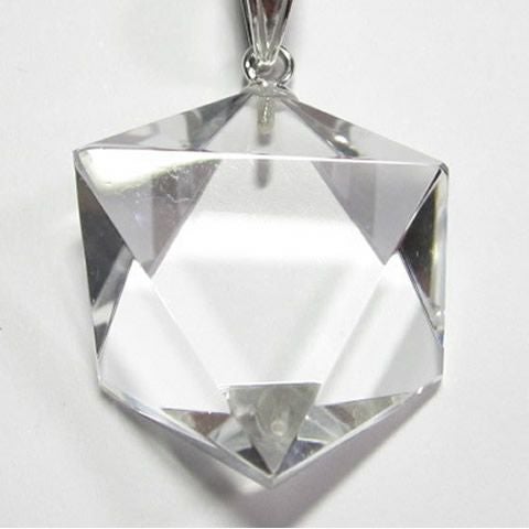 ダビデの星ペンダント・ネックレス・水晶 六芒星ペンダントトップ