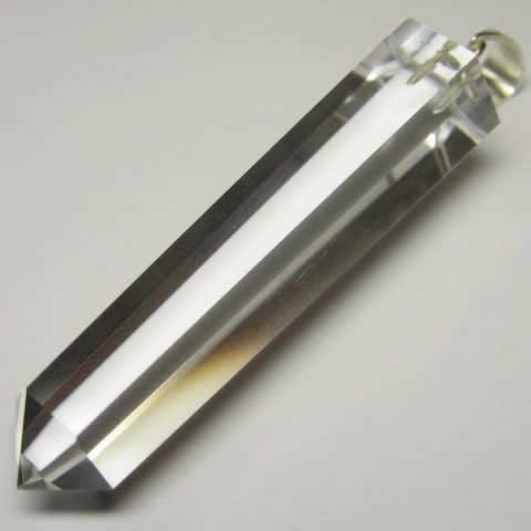 【大ぶり16g】天然水晶 六角柱 ポイント ペンダントトップ SILVER925 水晶ポイントネックレス・水晶六角柱ペンダント／パワーストーンPAX