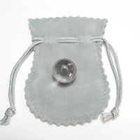 最高級 天然 水晶 丸玉15mm　袋付き