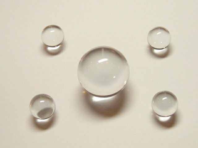 土地の四隅に水晶玉を埋めてお清め浄化する水晶玉0.9寸セット