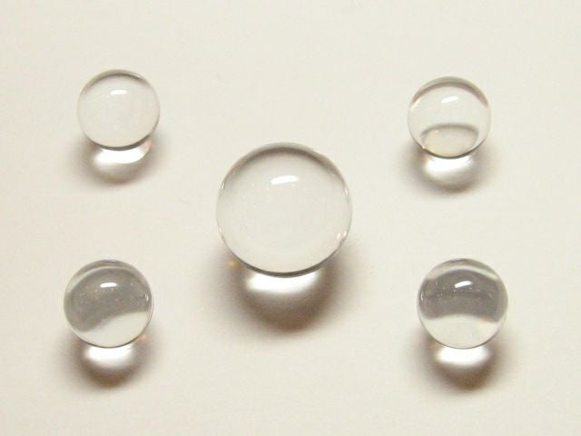 土地の四隅に水晶玉を埋めてお清め浄化する水晶玉18mmセット