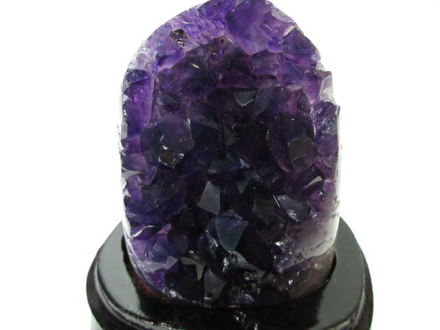 木製台座付 D-26アメジストクラスター・アメジスト原石パワーストーン
