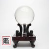 最高級 天然 水晶玉59.0mm　鑑別書・木製台座付
