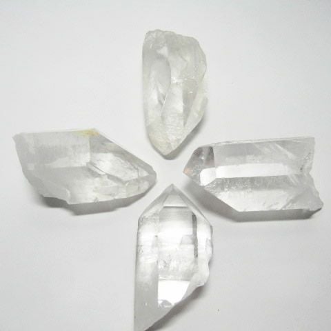 水晶浄化用ポイント・水晶原石六角柱／幸せを呼ぶ石PAX