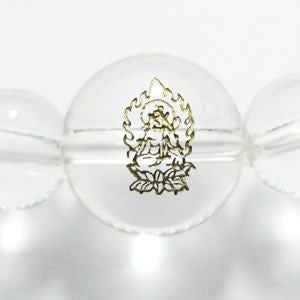 干支守護神 虚空蔵菩薩　水晶8mm数珠ブレスレット