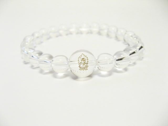 干支守護石【虚空蔵菩薩 丑年寅年】パワーストーン水晶ブレスレット