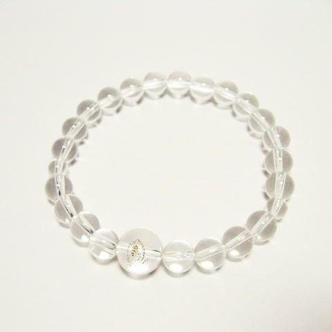 干支守護石【文殊菩薩 卯年】パワーストーンブレスレット水晶