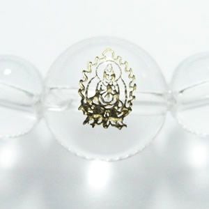 干支守護神 普賢菩薩　水晶8mm数珠ブレスレット