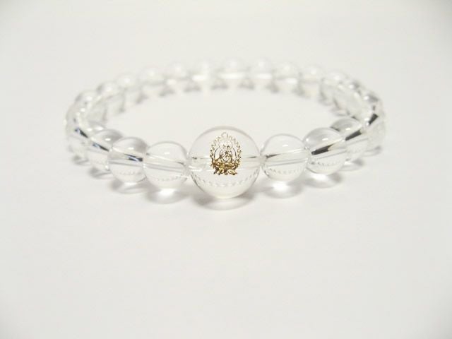 干支守護石【普賢菩薩 辰年・巳年】パワーストーン水晶ブレスレット