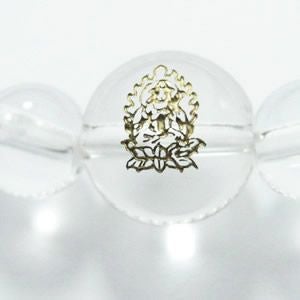 干支守護神 勢至菩薩　水晶8mm数珠ブレスレット