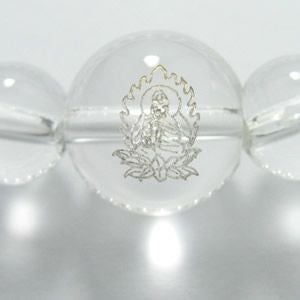 干支守護神 大日如来　水晶8mm数珠ブレスレット