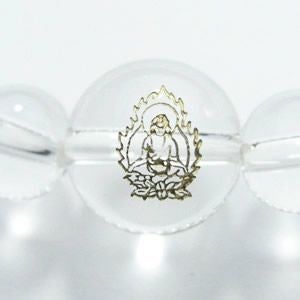 干支守護神 阿弥陀如来　水晶8mm数珠ブレスレット