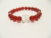 干支守護神【虚空蔵菩薩】丑年・寅年の干支守護石 赤メノウパワーストーンブレスレット数珠仕立て