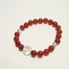 干支守護神 大日如来　赤メノウ8mm数珠ブレスレット