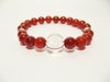 【大日如来】未年・申年の干支守護神守護石 赤めのうパワーストーンブレスレット