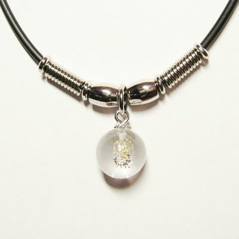 干支守護神 虚空蔵菩薩 お守り水晶玉ネックレスチョーカー