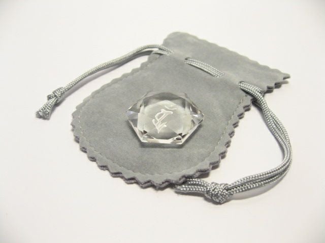 パワーストーン干支梵字 バン「大日如来」水晶カット六芒星